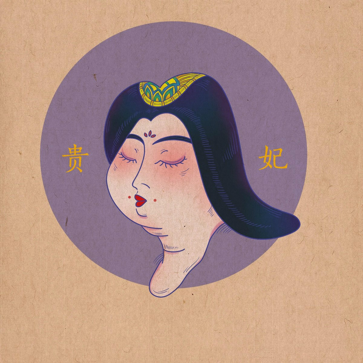 眾生相手繪插畫，風(fēng)格迥異人物頭像插畫圖片