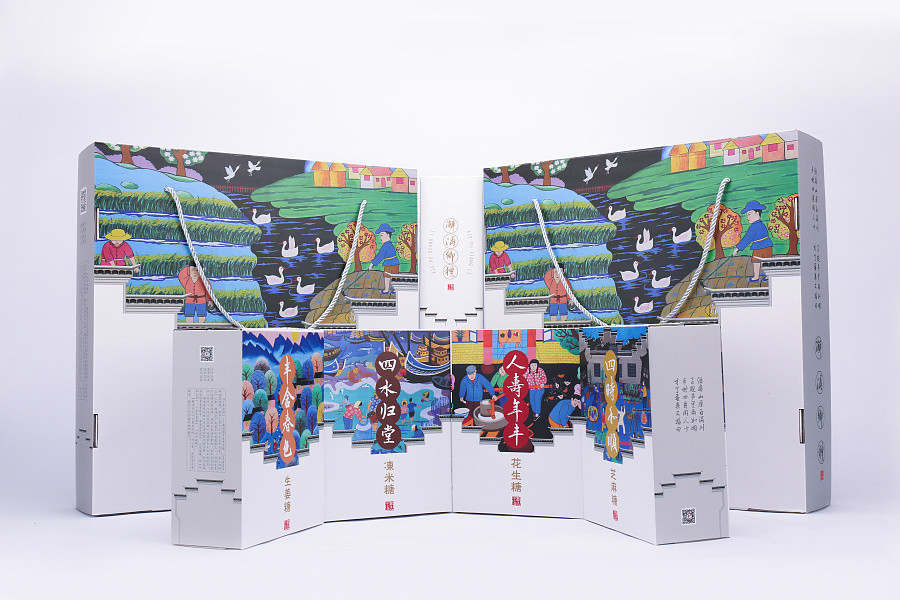 特色民族風(fēng)糖果包裝設(shè)計(jì)，古典食品包裝設(shè)計(jì)