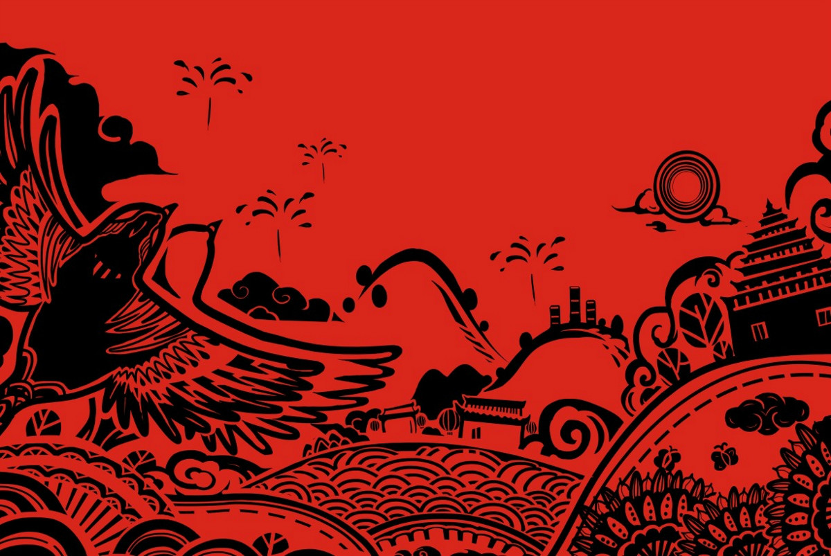 紅色禮盒瓜子包裝設(shè)計，古典特色食品包裝設(shè)計