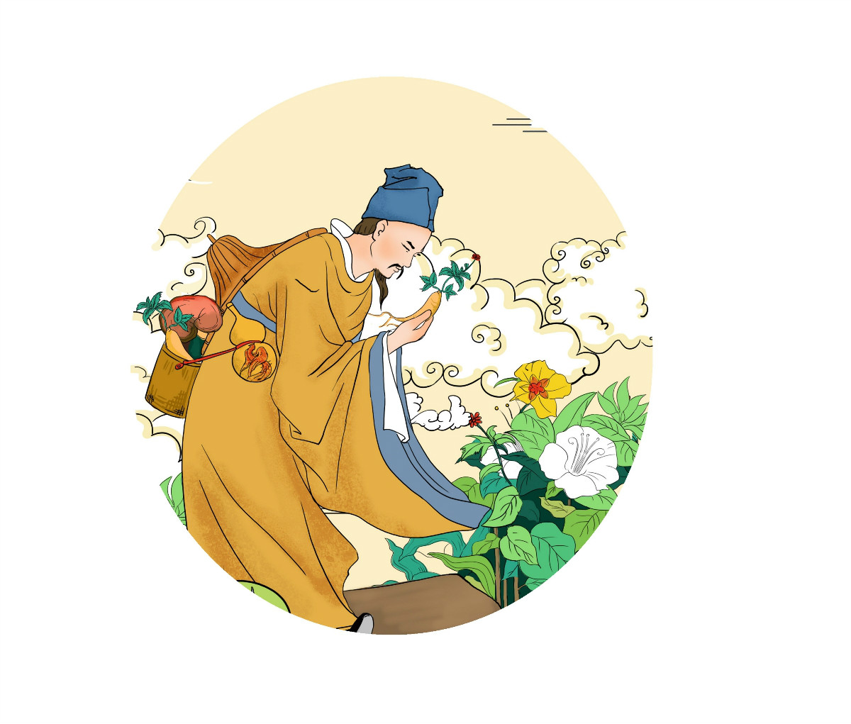 一款匠心啟航閱讀化妝品宣傳插畫，廣告插畫設(shè)計(jì)