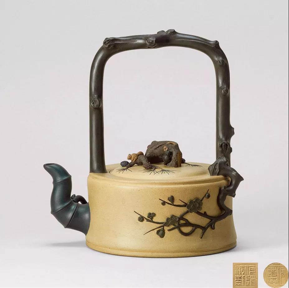 10種最美花器提梁壺，精美別致雕花紫砂壺!