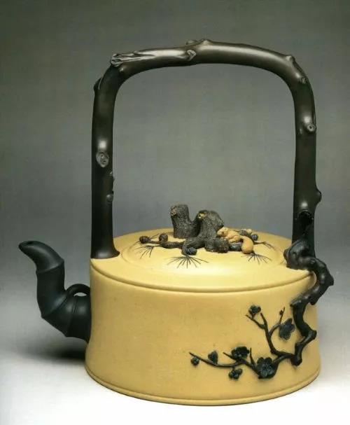 10種最美花器提梁壺，精美別致雕花紫砂壺!