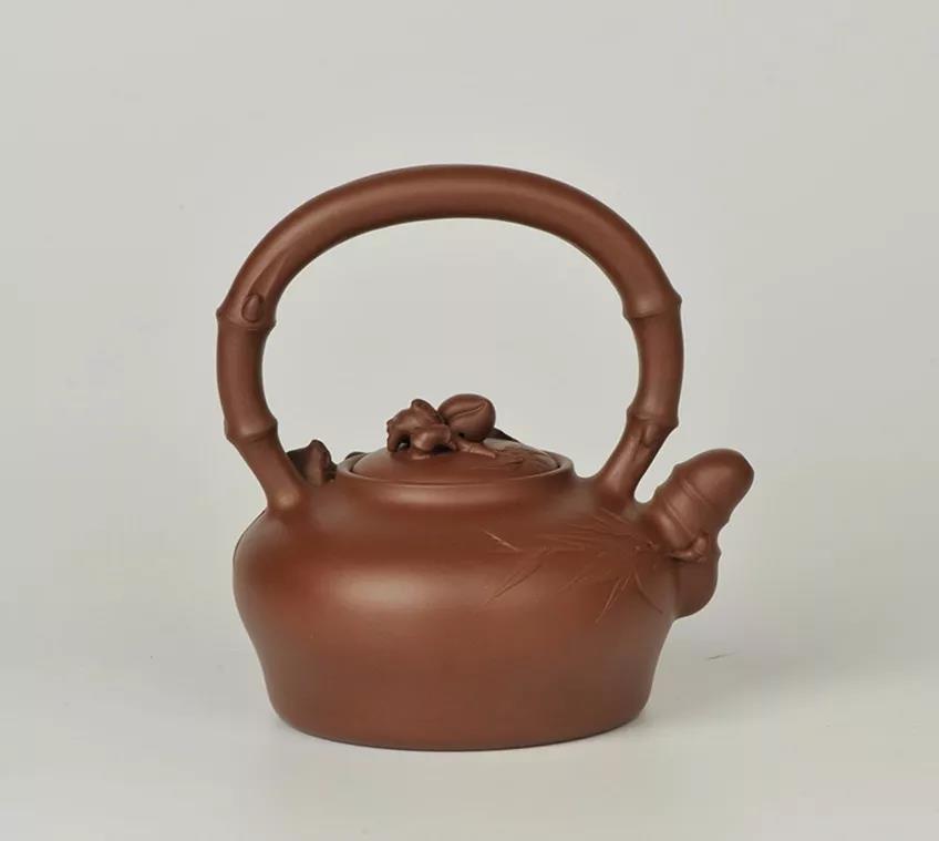 10種最美花器提梁壺，精美別致雕花紫砂壺!