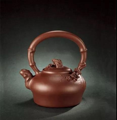 10種最美花器提梁壺，精美別致雕花紫砂壺!