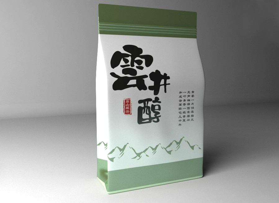 清新古樸茶葉包裝設(shè)計，簡潔大氣茶葉包裝設(shè)計