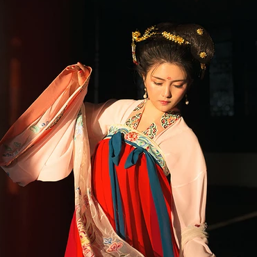 大唐盛世氣象女生頭像，唯美古風(fēng)真人頭像