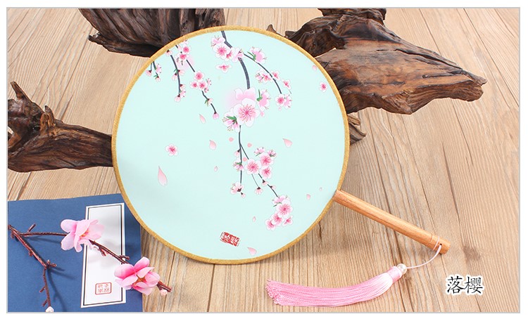 花卉圖案匠心啟航閱讀團(tuán)扇：16款古典雙面花卉團(tuán)扇