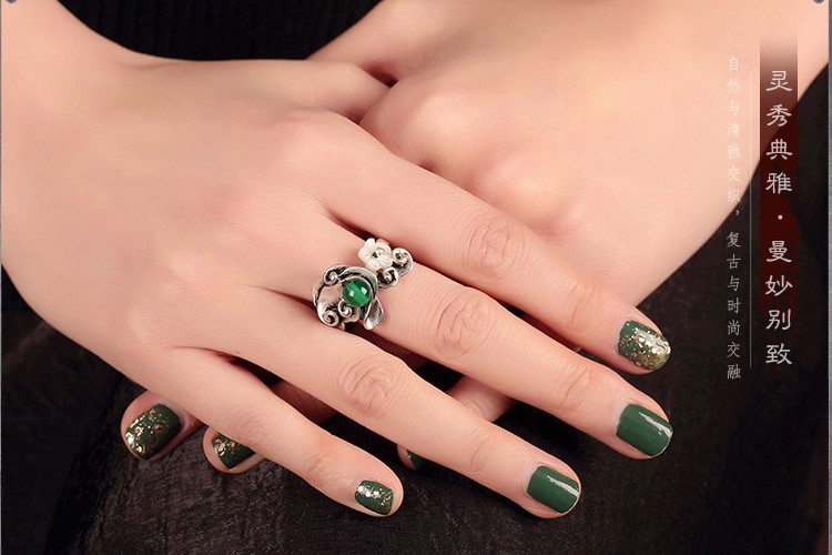 曼妙別致的古風指環(huán)戒指