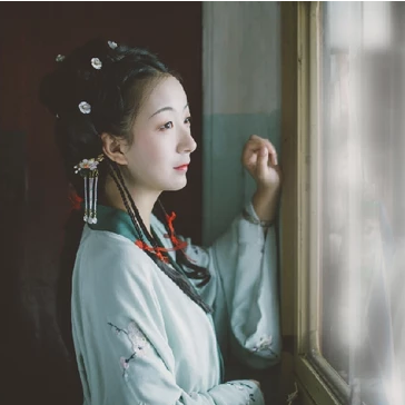 古典氣息帶傘女生頭像，唯美古風(fēng)真人頭像