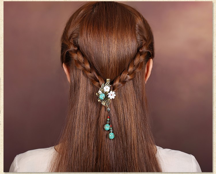 古銅蘊(yùn)緲發(fā)夾，靈動(dòng)唯美古風(fēng)頭飾