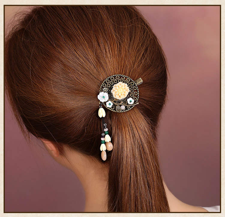 三生三世發(fā)夾，淡雅秀麗古典頭飾