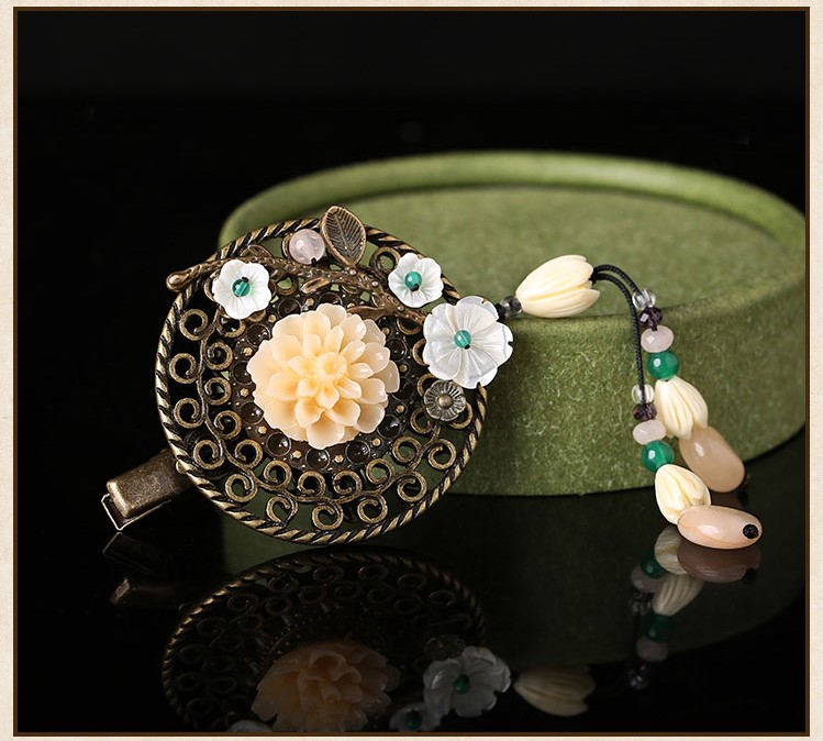 三生三世發(fā)夾，淡雅秀麗古典頭飾