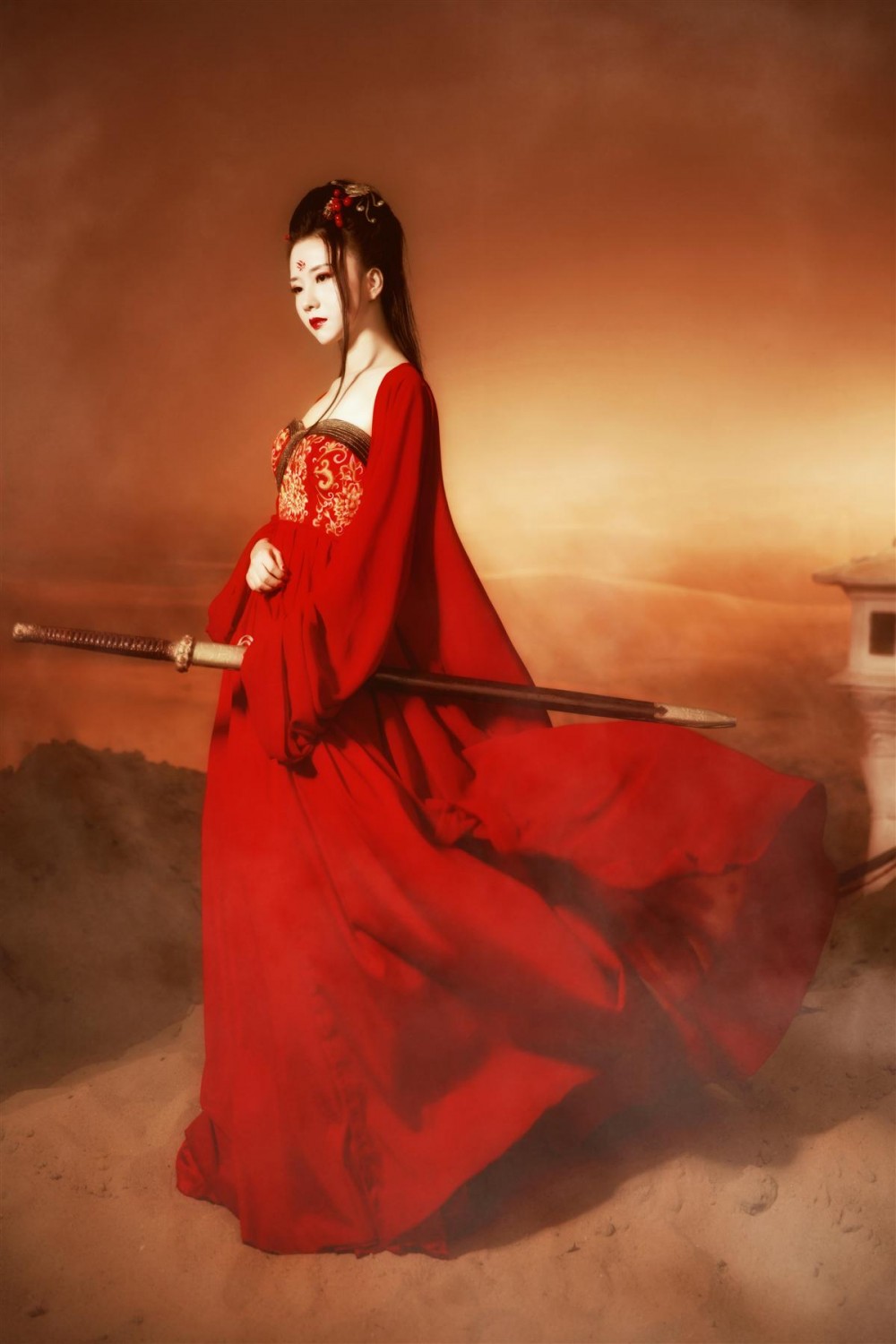 惜紅衣·瀟灑霸氣古裝人像攝影