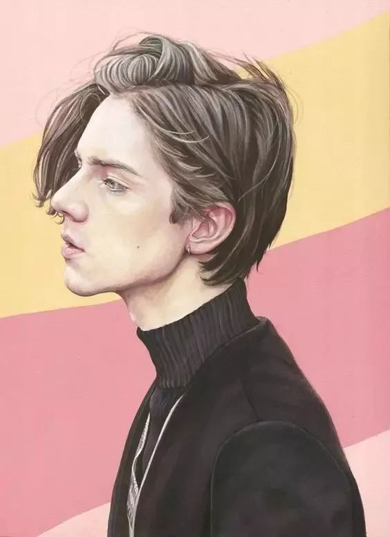 風(fēng)格獨特的插畫圖片，時尚清新色調(diào)手繪插畫