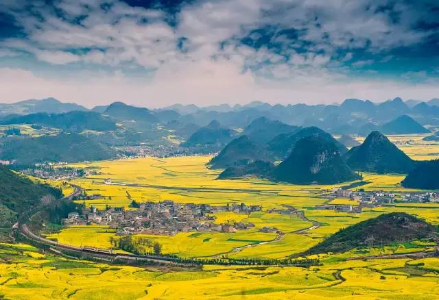 美到窒息的中國最美油菜花海，邂逅花海風(fēng)景！