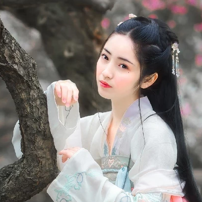 花香滿溢清新女生頭像，唯美古風(fēng)真人頭像