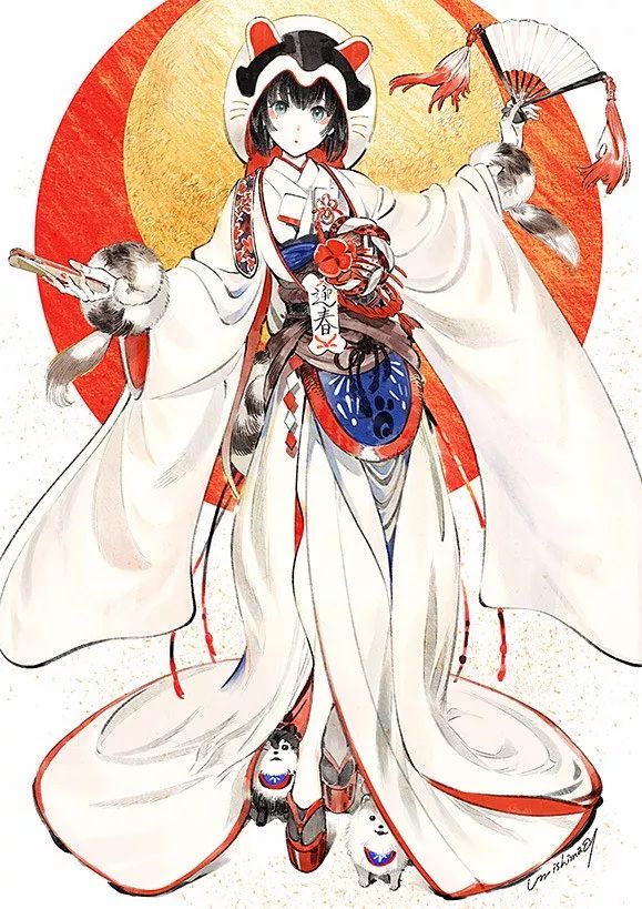 超唯美優(yōu)雅插畫，清新亮麗的手繪插畫