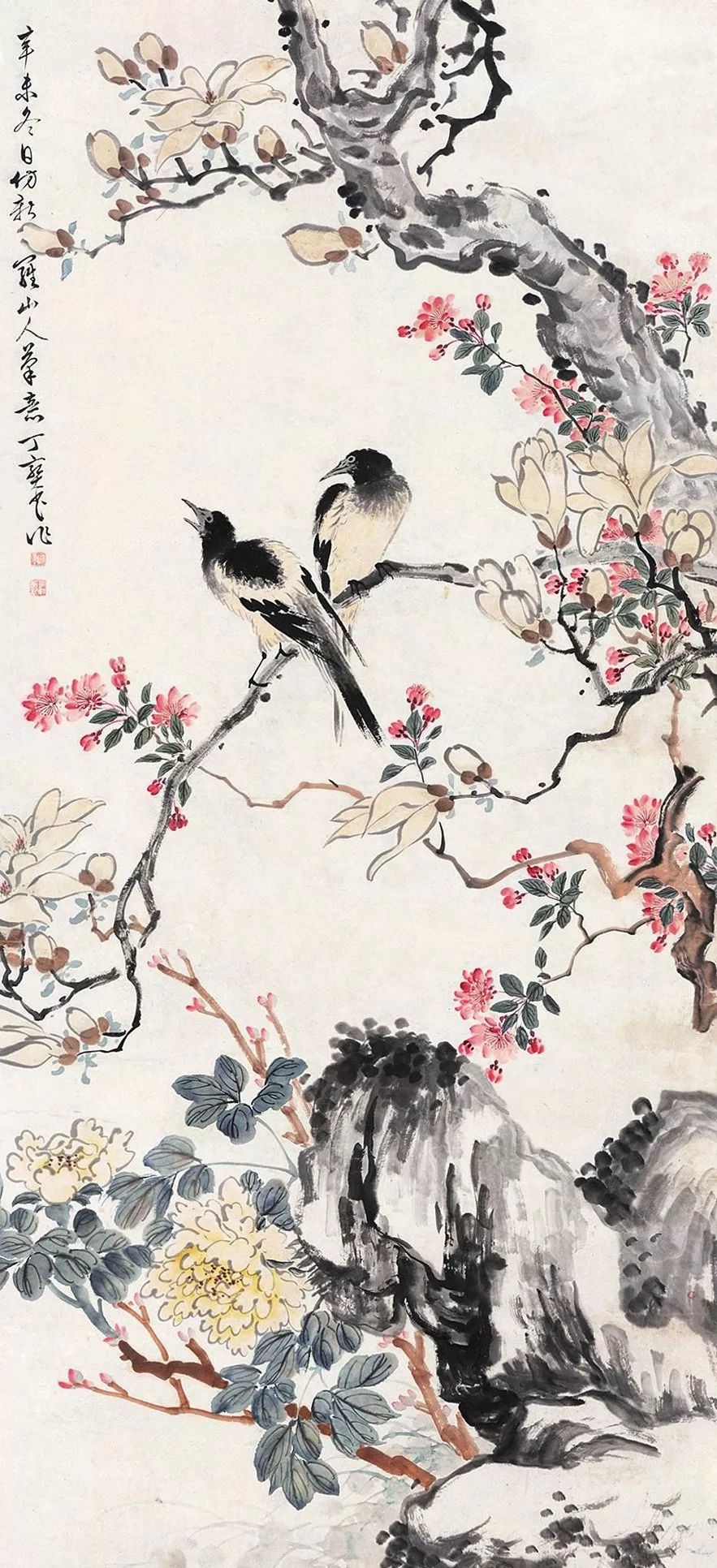 唯美精致的國(guó)畫：丁寶書花鳥作品欣賞