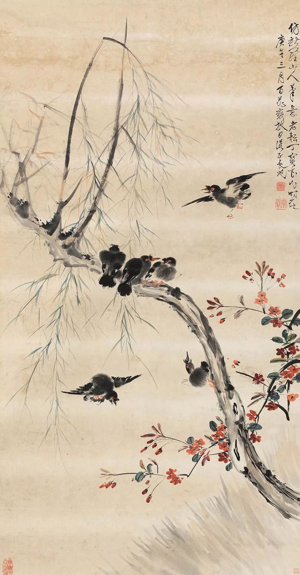 唯美精致的國(guó)畫(huà)：丁寶書(shū)花鳥(niǎo)作品欣賞