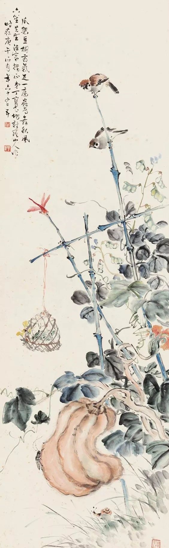 唯美精致的國(guó)畫(huà)：丁寶書(shū)花鳥(niǎo)作品欣賞