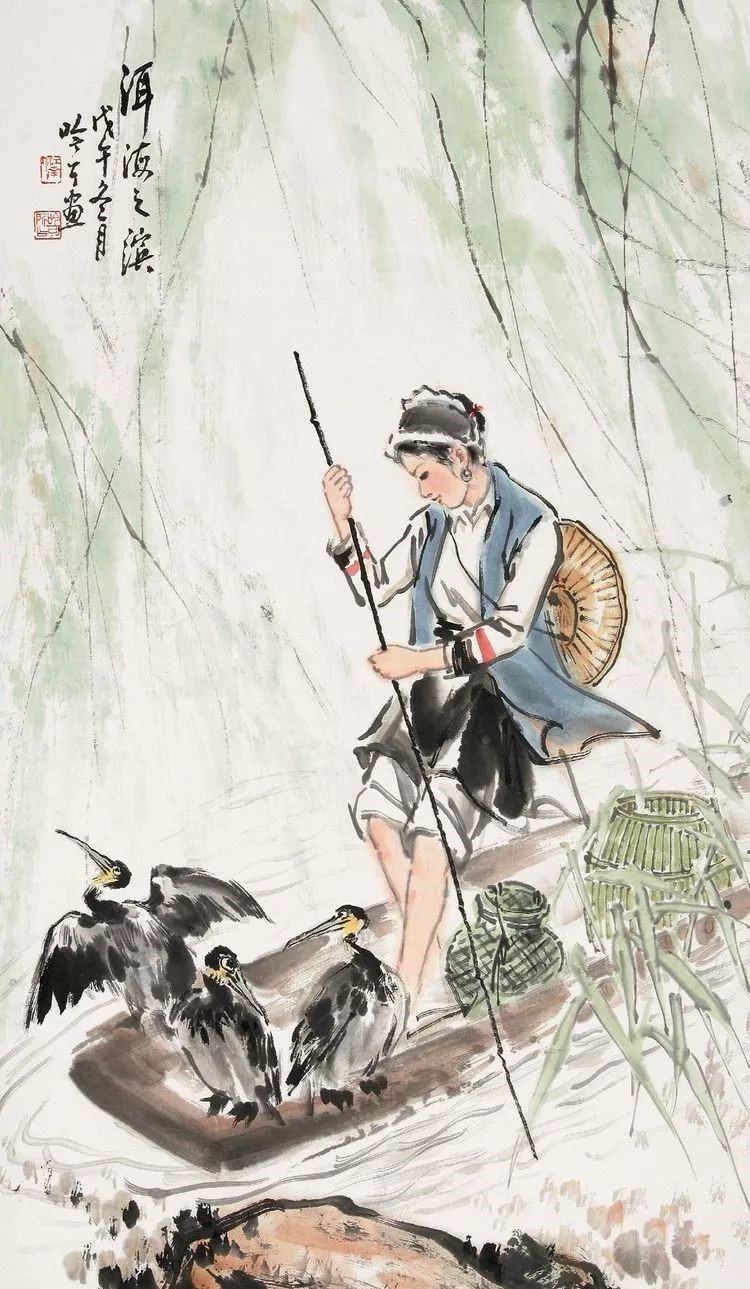 詩意中國畫：宋吟可人物國畫欣賞