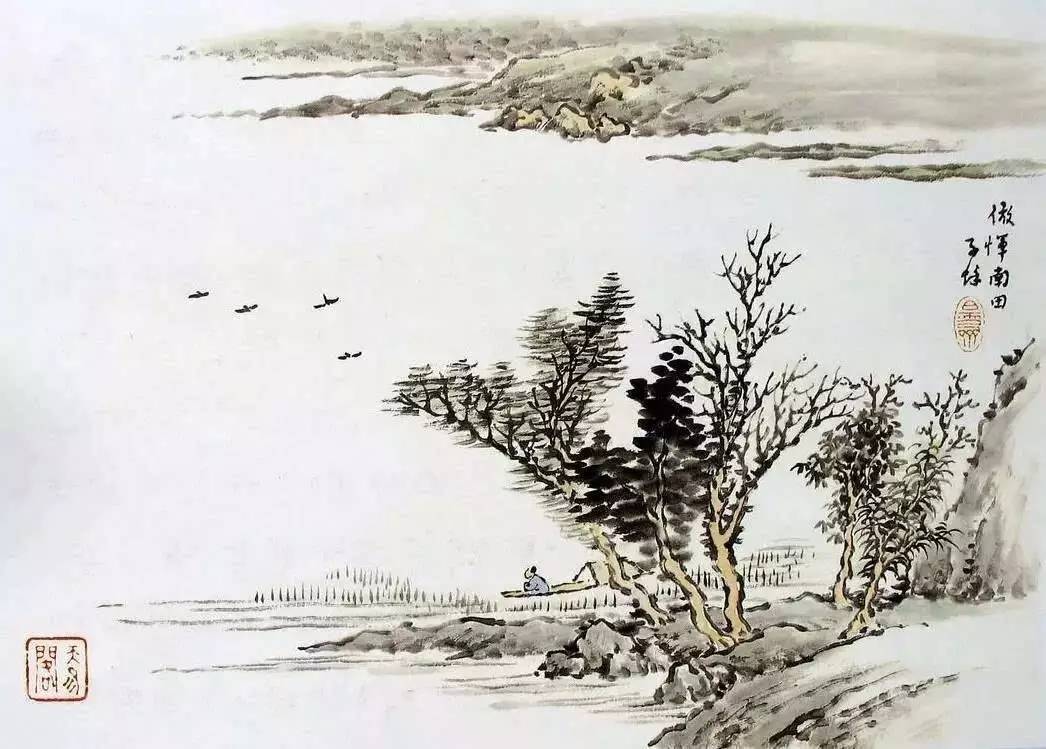 《芥子園畫譜》山水集合，精選賞析！