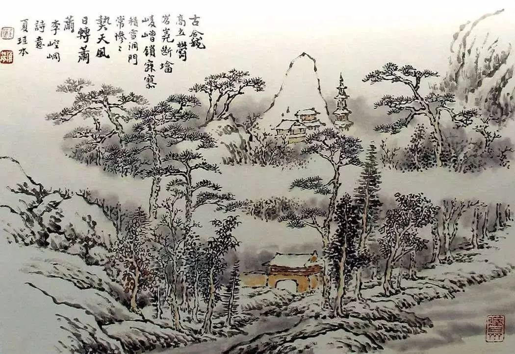 《芥子園畫(huà)譜》山水集合，精選賞析！