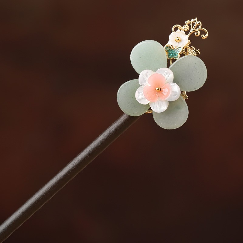 綰如兮發(fā)簪宮廷步搖，古典氣質(zhì)簪子頭飾