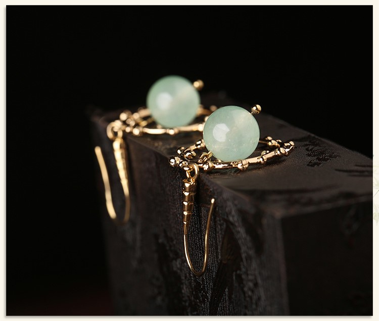 冷淡風(fēng)森系少女耳環(huán)，超仙氣質(zhì)圈圈耳環(huán)首飾