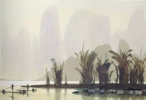 中國(guó)水墨畫：唯美詩(shī)意國(guó)畫山水