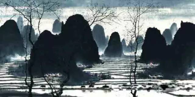 中國(guó)水墨畫：唯美詩(shī)意國(guó)畫山水