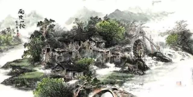 中國(guó)水墨畫：唯美詩(shī)意國(guó)畫山水