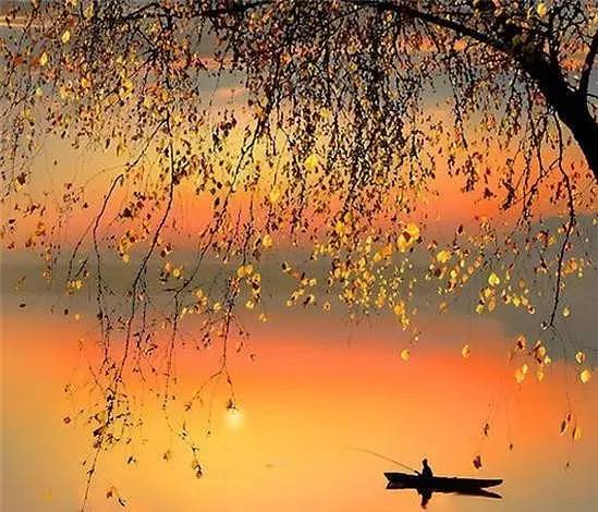 美到骨子里的夕陽風(fēng)景：青山依舊在，幾度夕陽