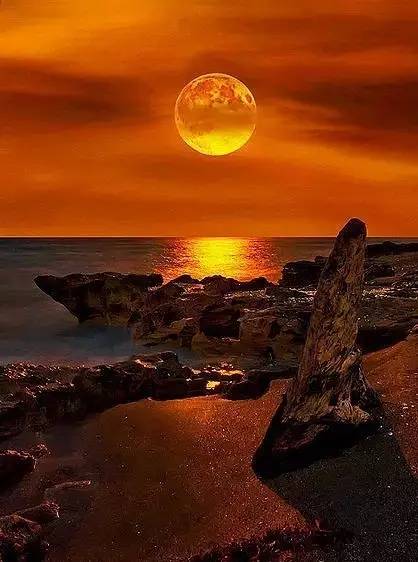 美到骨子里的夕陽風(fēng)景：青山依舊在，幾度夕陽