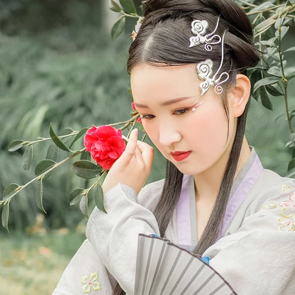 嬌艷花朵女生頭像，唯美古風(fēng)真人頭像