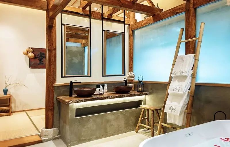 青城山·心越酒店，美的很自然沒有斧鑿的刻意