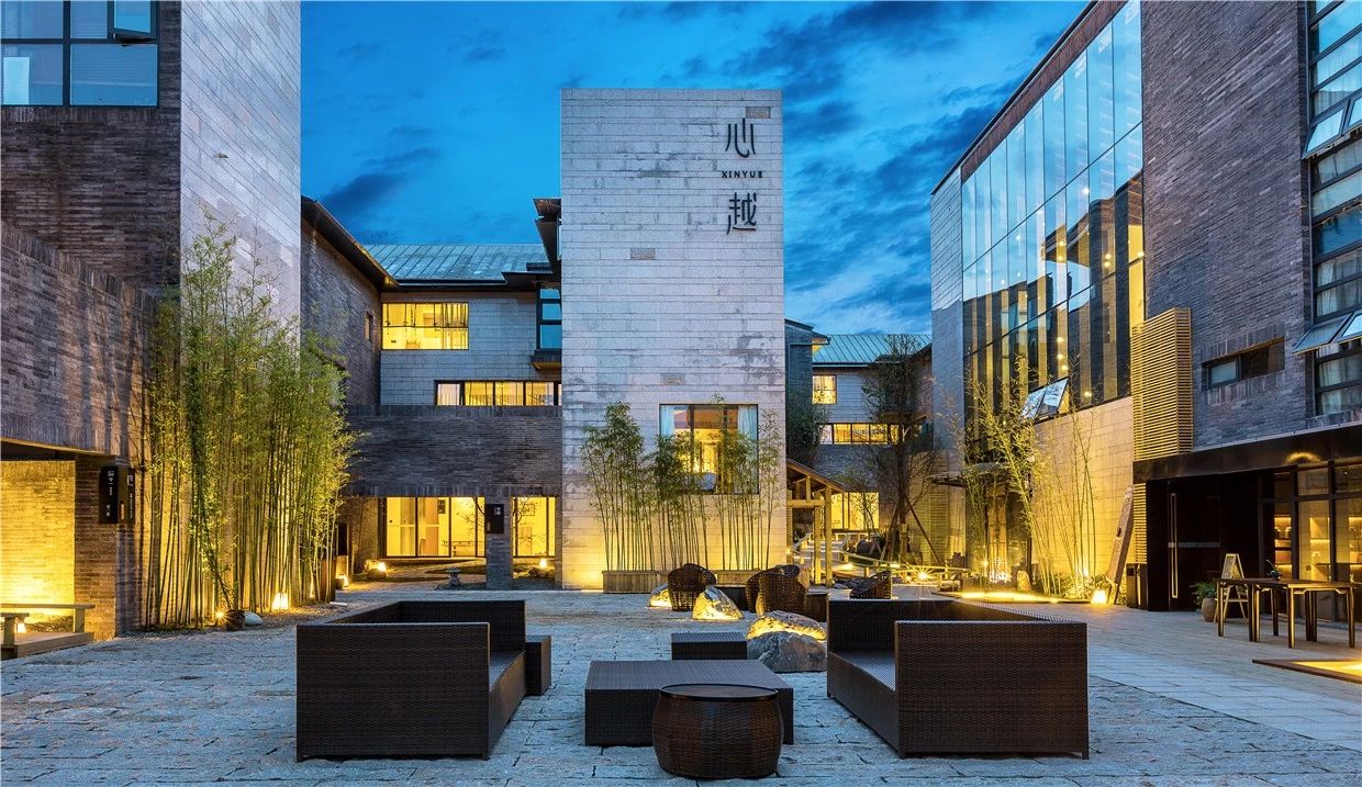 青城山·心越酒店，美的很自然沒有斧鑿的刻意