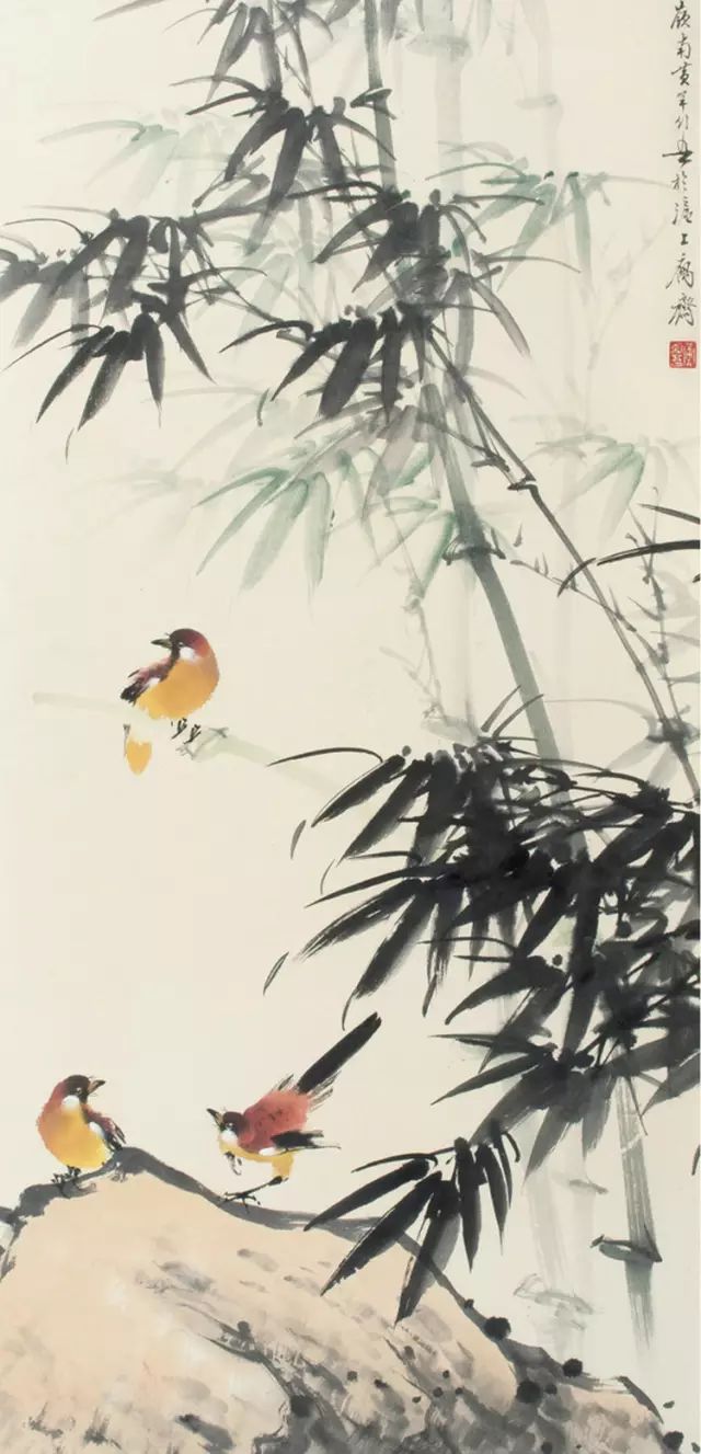 中國國畫藝術：絕美花鳥國畫圖片