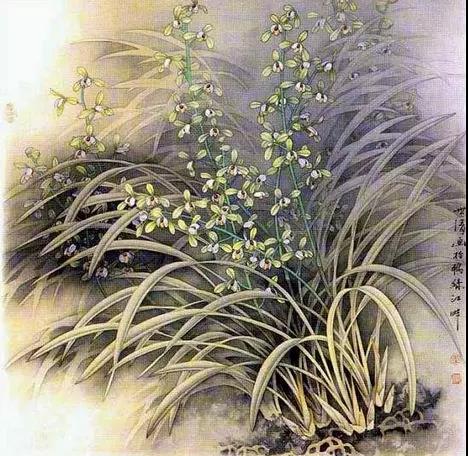中國(guó)畫欣賞：驚艷唯美蘭花圖
