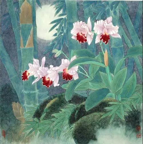 中國(guó)畫欣賞：驚艷唯美蘭花圖