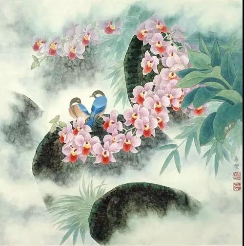 中國(guó)畫(huà)欣賞：驚艷唯美蘭花圖