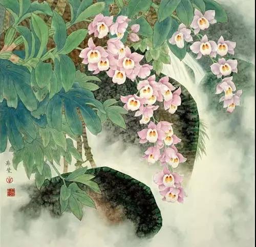 中國(guó)畫(huà)欣賞：驚艷唯美蘭花圖