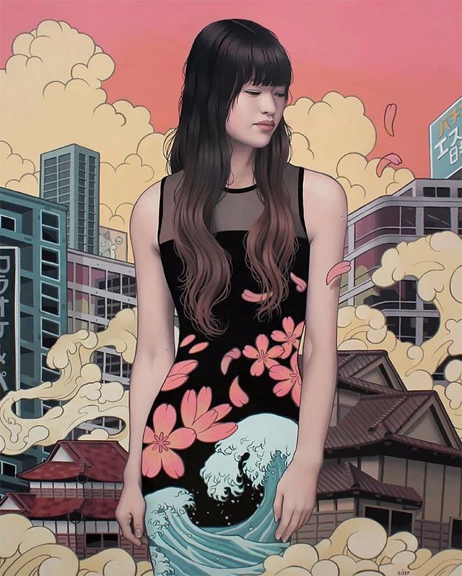 肖像插畫遇上植物花卉，碰撞出不一樣的火花！