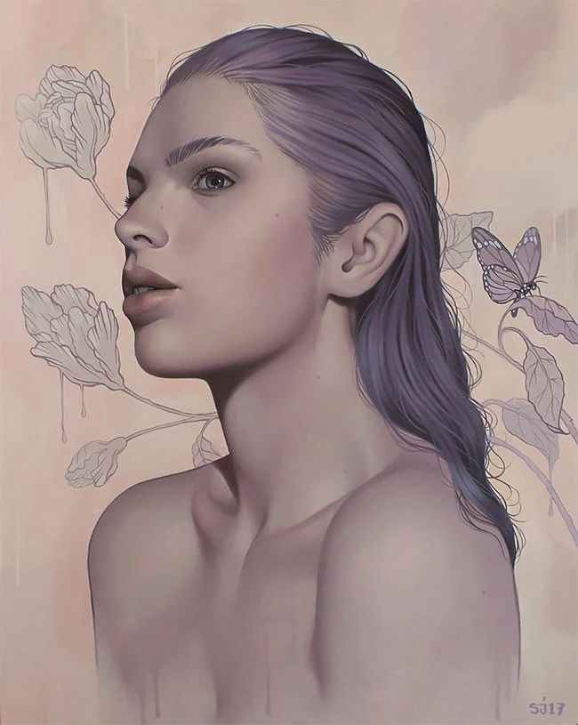 肖像插畫遇上植物花卉，碰撞出不一樣的火花！