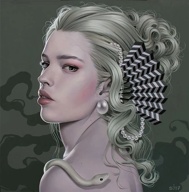 肖像插畫遇上植物花卉，碰撞出不一樣的火花！