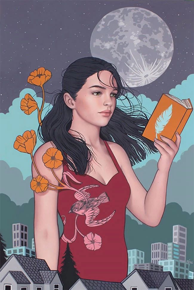 肖像插畫遇上植物花卉，碰撞出不一樣的火花！