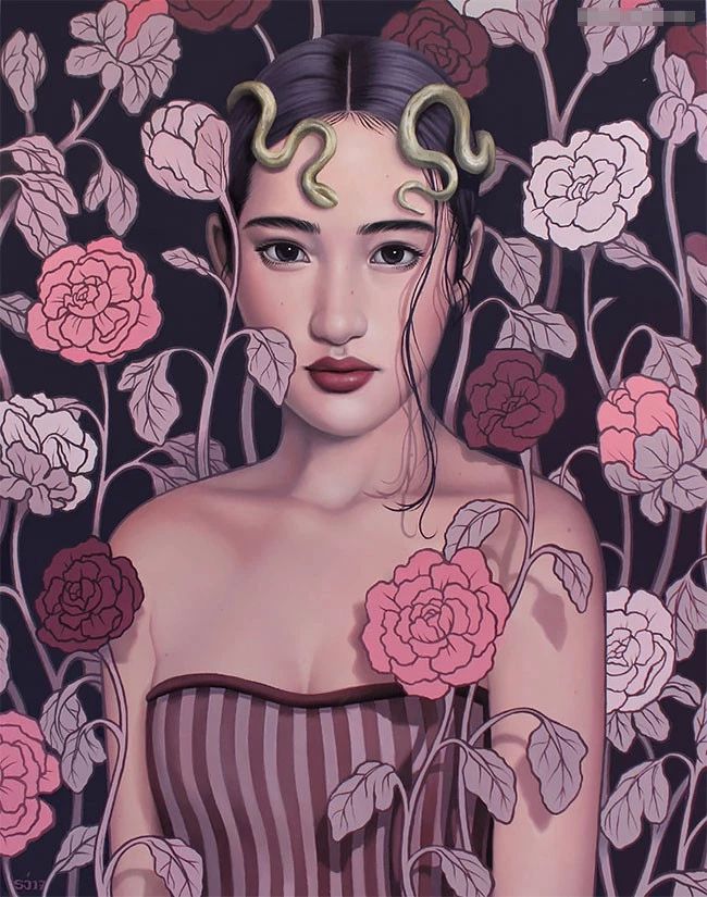 肖像插畫遇上植物花卉，碰撞出不一樣的火花！