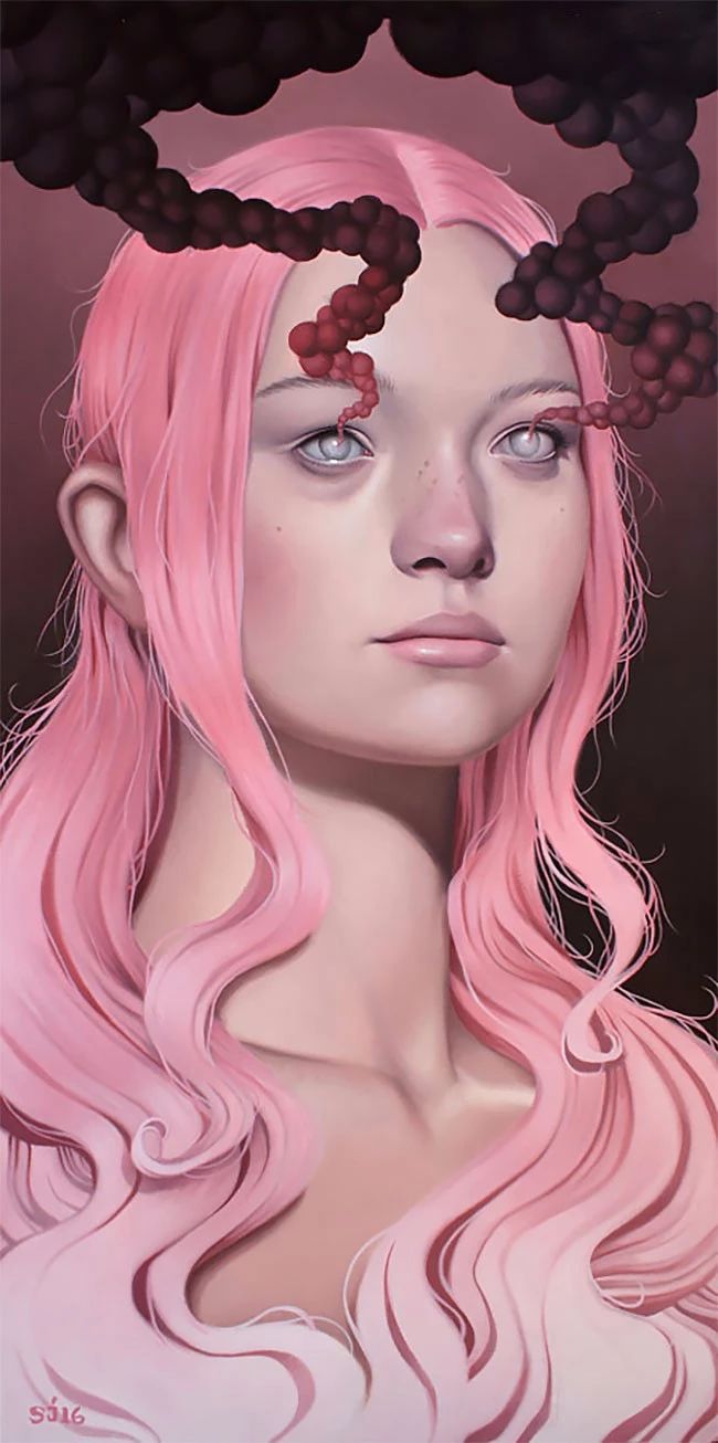 肖像插畫遇上植物花卉，碰撞出不一樣的火花！