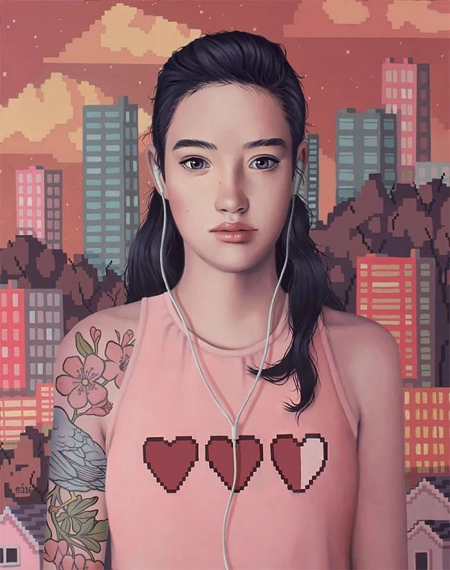 肖像插畫遇上植物花卉，碰撞出不一樣的火花！