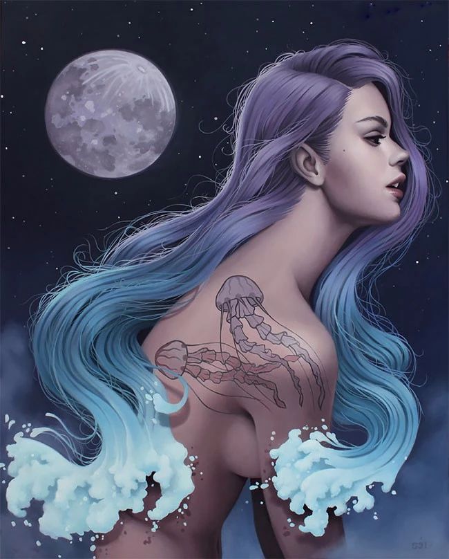 肖像插畫(huà)遇上植物花卉，碰撞出不一樣的火花！